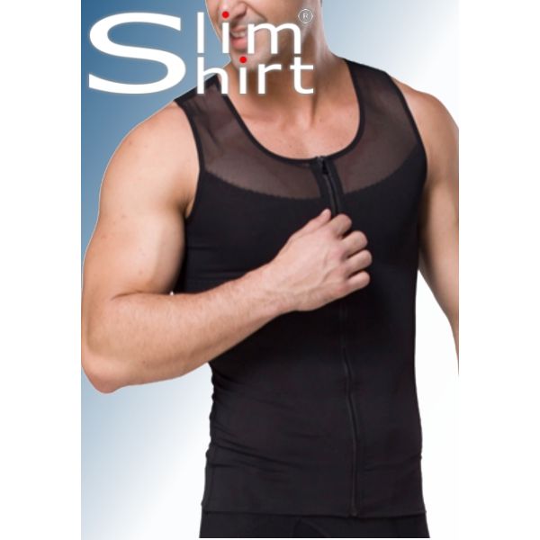 Men's Slimming Zipped Body Shaper Vest –