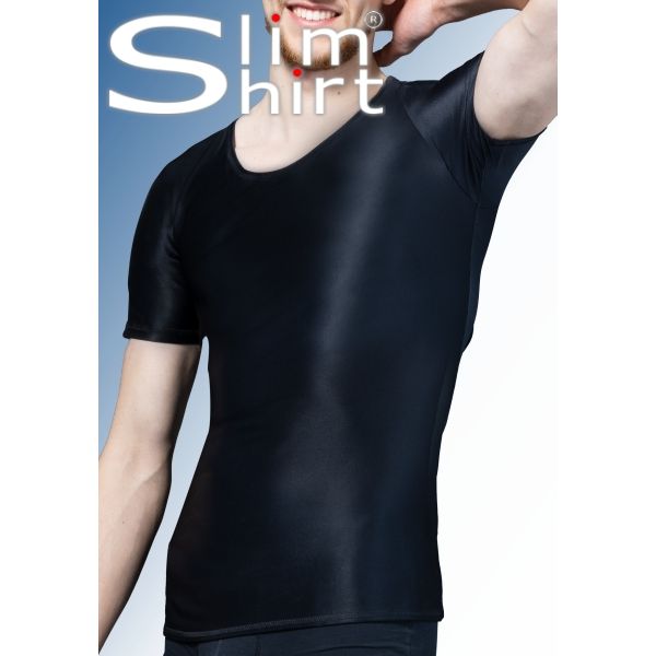 Compression t-shirt to hide excessive breast growth in men!