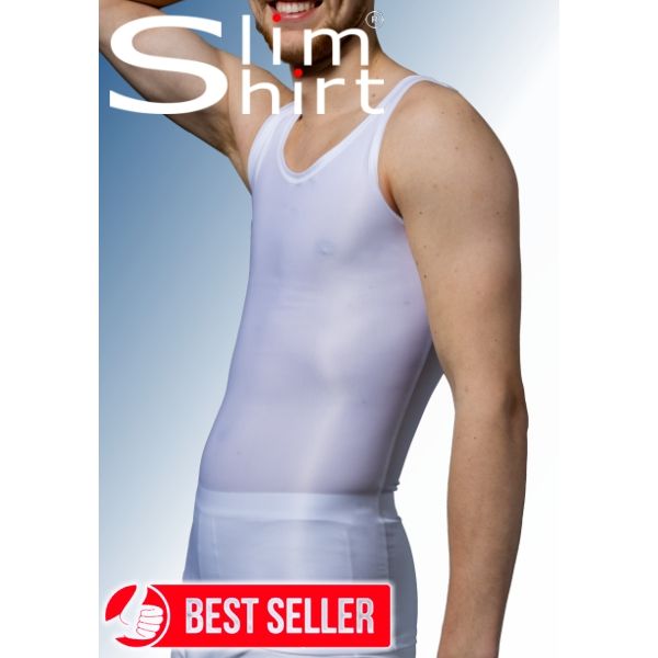 Laser Cut Shapewear Shirt for men with extra flat seams