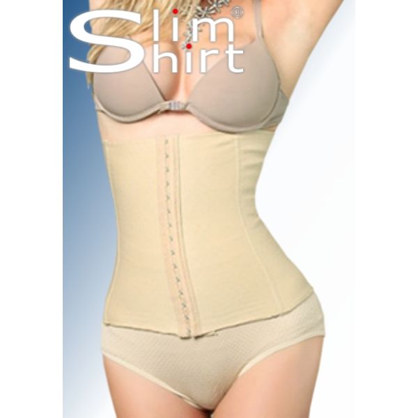 Corrective shapewear corset adjustable with 4 rows of hooks